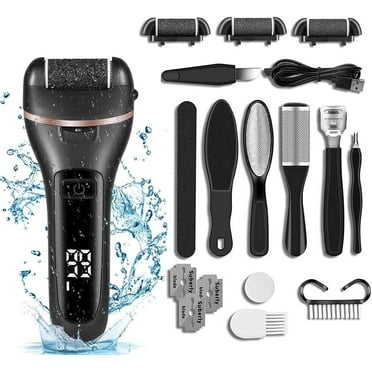 Electric Callus Remover and Foot polisher Rechargeable waterproof Pedicure Set.