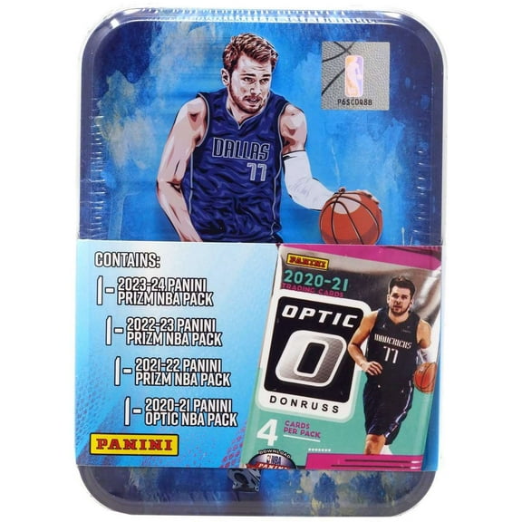 NBA Panini Prizm Luka Doncic Trading Card COLLECTOR Tin (Version 2)