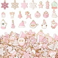 thumbnail image 1 of Encantos Navideños Misdary Rosa 100 Piezas para Fabricación de Joyería, 1 of 7