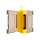 thumbnail image 1 of Wosthever Caja de pesca, caja de almacenamiento para cebo, accesorios para señuelos, organizador de compartimentos dobles, anzuelo transparente, Pescar Pequeño Amarillo, 1 of 6