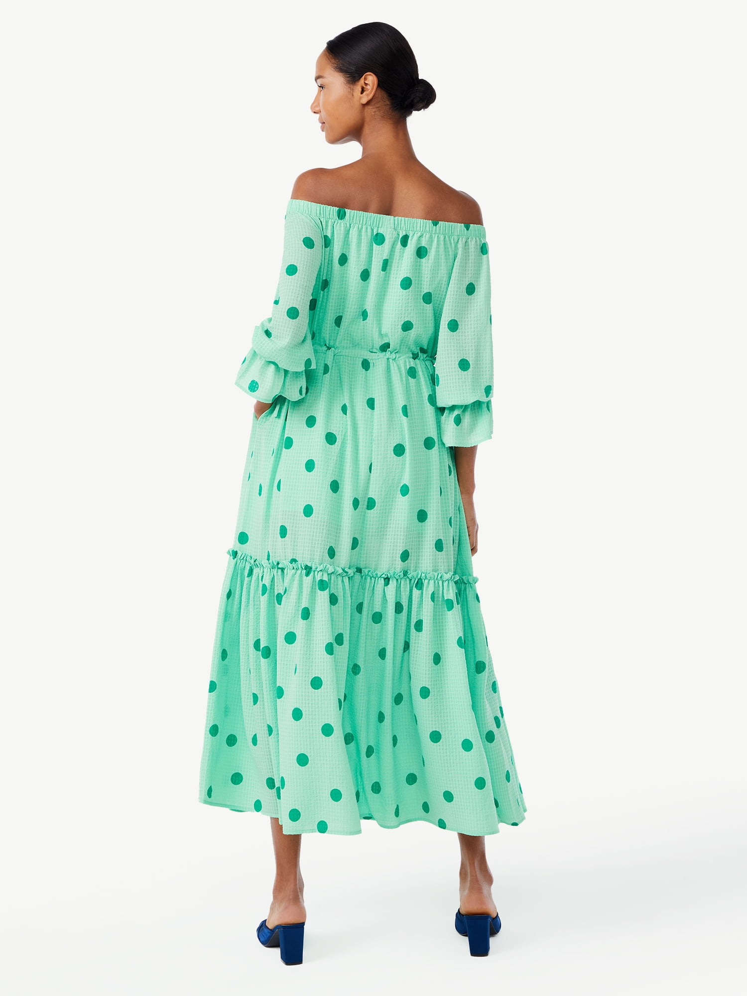 Off the shoulder dress walmart cheap