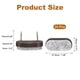 thumbnail image 2 of Uxcell 24Pcs almohadillas de fieltro con clavo, deslizadores para muebles de madera (18mm, marrón), 2 of 5