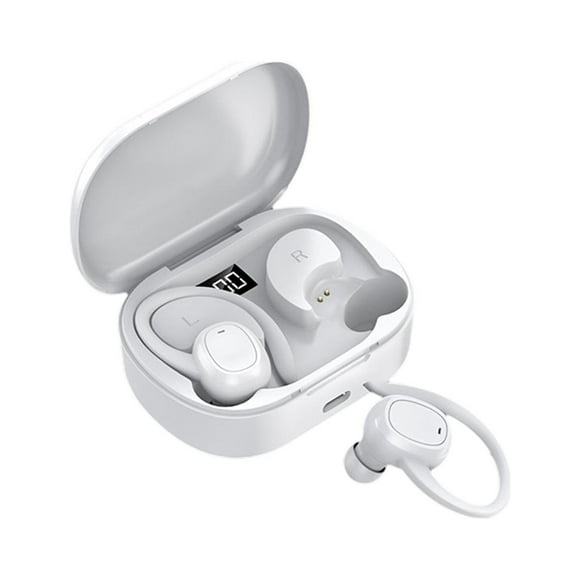 Auriculares Auriculares Ganchos para Los Oídos Estéreo Reducción de Ruido con Estuche de Carga Auriculares Ergonómicos Auriculares para Deportes Gimna