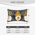 thumbnail image 3 of Fotbe Bee Gnome With Sunflower Pillow Cases - Envelope Closure - Luxury, Extra Soft, Cooling Pillow Covers - Wrinkle, Fade, Stain Resistant-14"x20", 3 of 8