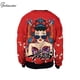 thumbnail image 3 of Sudadera con estampado 3D para hombre, jersey de gran tamaño, ropa de calle de estilo chino con cuello redondo, 3 of 4