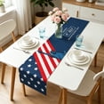 thumbnail image 4 of Independence Day Star Polyester Table Runner, July 4th Holiday Dining Table Decor, 1-Piece, for Home Kitchen Party, 33 x 150/180/200 cm, 4 of 6