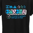 thumbnail image 3 of Instant Message - Cancer Leave You On Read - Women's Short Sleeve Graphic T-Shirt, 3 of 6