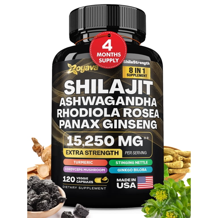 Pack De 3 Compléments Naturels Maca, Ashwagandha, Ginseng Et Shilajit - 60 Gélules - Herb Biotics - Exp. Avril 2027