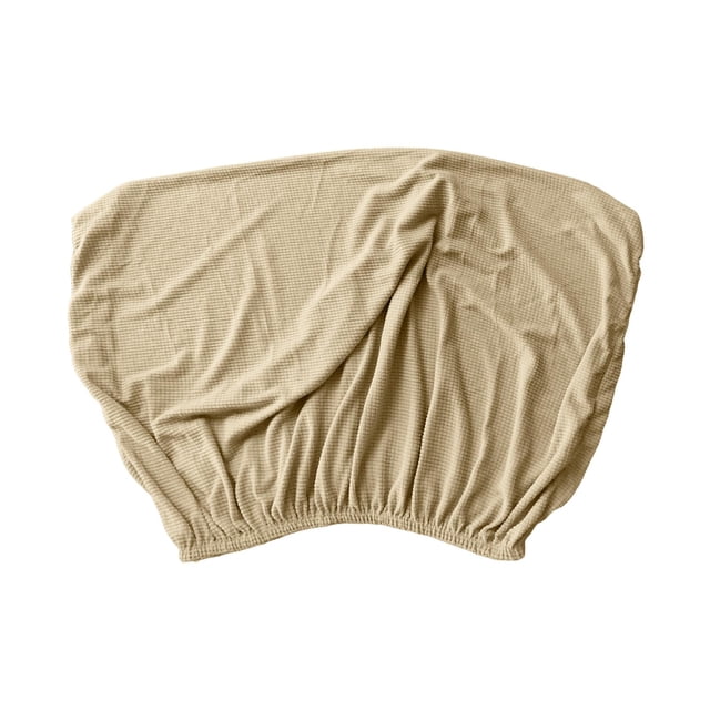 Funda para cabecera de cama elástica de 47'', extraíble y antipolvo, con respaldo Amarillo