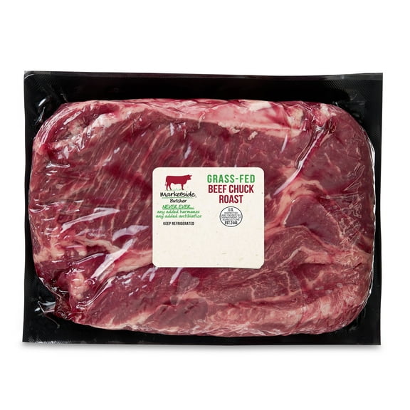 Marketside Butcher Grass-Fed Beef Chuck Roast, 1.5-2.5 lb