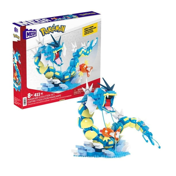 Juguete de Construcción MEGA Pokémon Set de Evolución de Magikarp