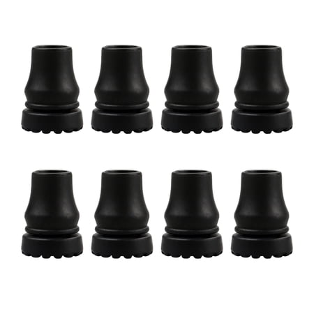 8Pcs Walking Stick Pad Buffers Trekking Poles Cane Tip Protector Hiking Poles Tip Nonslip Foot Cover Hiking Accessories