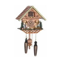 Quartz Cuckoo Clock Swiss house with music TU 489 QM