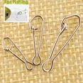 thumbnail image 5 of UDIYO 100Pcs Fishing Tackle 15/17/22mm Stainless Steel Swivel Solid Snaps Connectors, 5 of 6