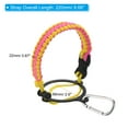 thumbnail image 2 of Uxcell Water Bottle Holder, Paracord Handle Strap Carrier Pink, Yellow, 2 of 5