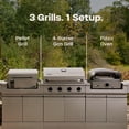 thumbnail image 3 of TYTUS Modular Grilling Collection 4-Burner Gas Grill, Pellet Smoker with Cart and Pizza Oven with Cart, 3 of 24