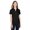 BLACK 703, variant on The Ash City - North End Ladies' Recycled Polyester Performance Piqué Polo - NIGHT 846 - S