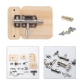 thumbnail image 4 of Baby Busy Board DIY Lock Latch Puzzle Kindergarten Learning Basic Motor Skills, 4 of 8