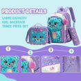thumbnail image 4 of Mochila Meetbelify Kids para niñas con bolsa de almuerzo y estuche para lápices, 4 of 7