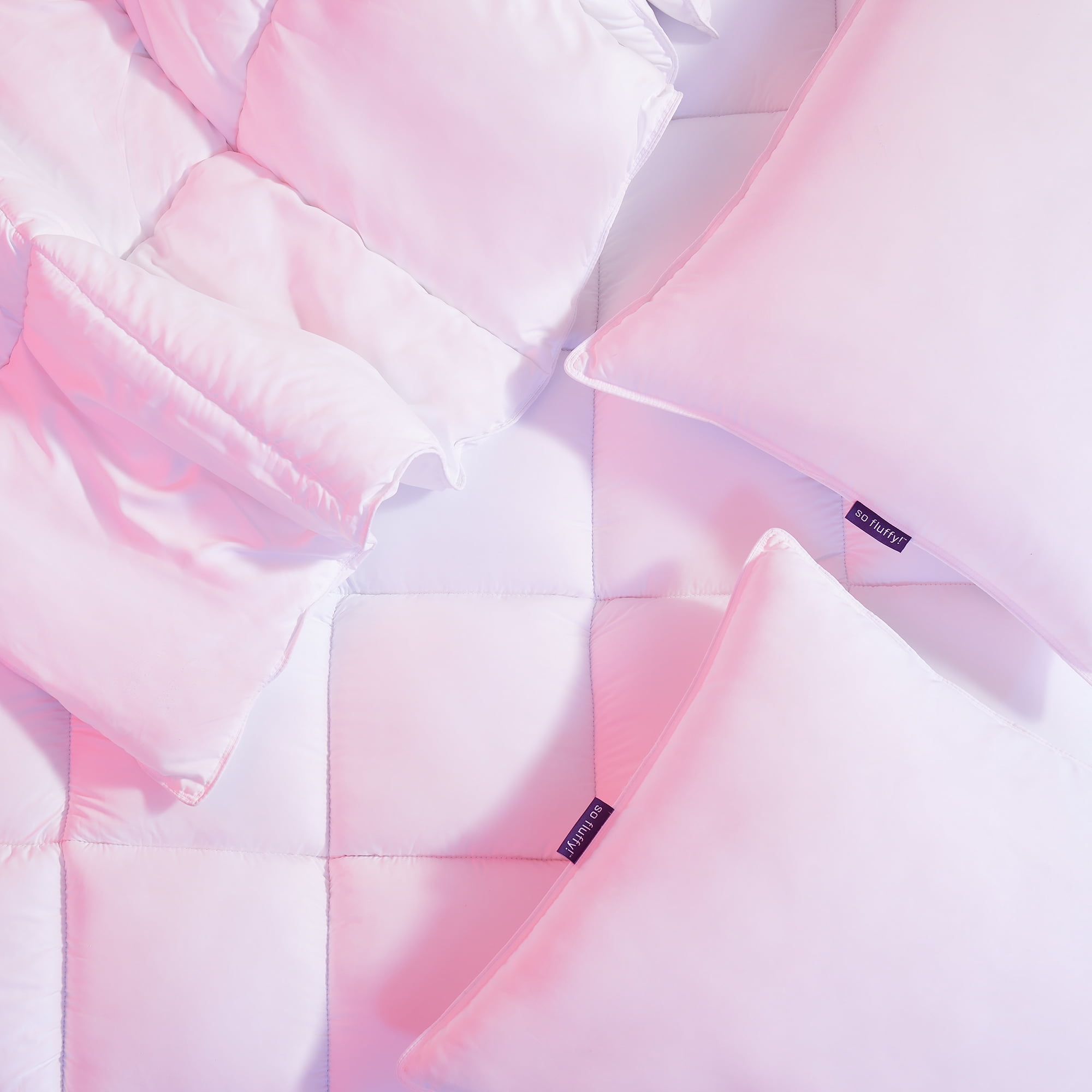 So Fluffy Polyester Rolled Jumbo Bed Pillows (2 Count)