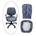 thumbnail image 3 of Funda elástica para sillón de oficina, Protector de muebles lavable a prueba de polvo, funda de poliéster para silla de ordenador para silla Macarena funda para sillas de oficina, 3 of 8