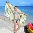 thumbnail image 5 of Coolnut Forest Animal Beach Towel Fast Drying Camping Towels Sand Free Beach Blanket Soft Absorbent Travel Sport Towel for Gym Bath Shower Swimming 30" x 60" Washcloth Gift, 5 of 7