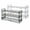 Green Transparent White, variant on Abbracc Multi Layer Egg Storage Box Dispenser Egg Holder Case , White Green, 11.81inchx6.89inchx3.94inch