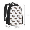 thumbnail image 2 of Balery Dachshund Dog Backpack for Men and Women - Durable 600D Oxford Cloth -Large Capacity, Water-Resistant School, Travel, and Hiking Bag, 2 of 9