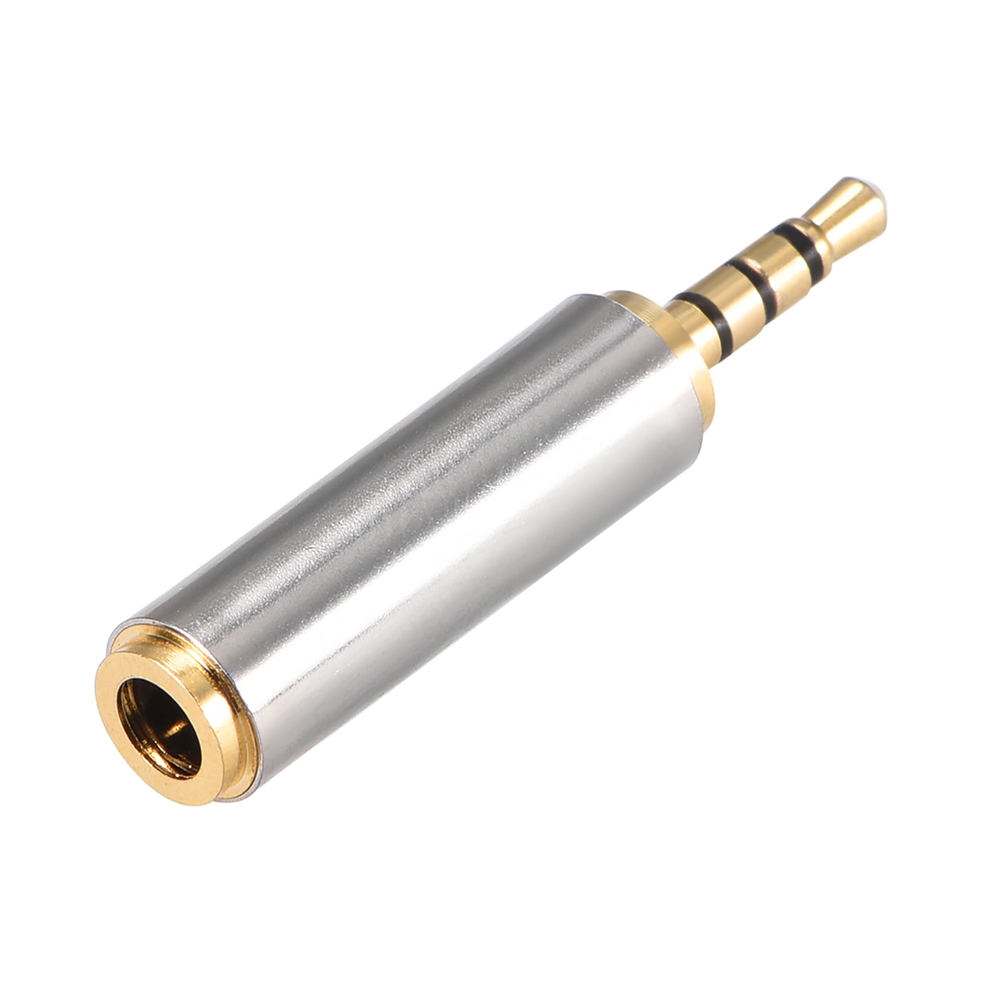3.5mm Stereo 4 Pole Male to 2.5mm Female Adapter Coupler Converter Zinc Alloy