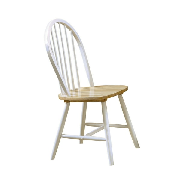 Windsor Side Chairs Natural Brown And White Set Of 4 Com Windsor Side Chairs Natural Brown And, New Haven Dining Table And 6 Windsor Side Chairs