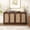 Walnut, variant on 59" Farmhouse Rattan Sideboard Buffet Cabinet with Storage, Kitchen Coffee Bar Cabinet for Living Room, White