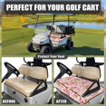 thumbnail image 4 of Whosucclay Dog Golf Cart Seat Cover Protector, Soft Comfortable Breathable Golf Cart Seat Protector for Club Car Yamaha EZGO, 52.36" x 32.28", 4 of 7