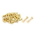 thumbnail image 2 of M5x25mm Binding Chicago Screw Post Gold Tone 20pcs for Photo Albums Scrapbook, 2 of 6