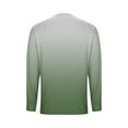thumbnail image 5 of Long Sleeve Shirts for Women Color Block Gradient Tops Casual Crewneck Basic Tees Spring Fall Fashion Outfits, 5 of 6