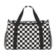 thumbnail image 1 of Disketp Black and White Checkerboard Bolsa de Viaje Tipo Duffle, Bolso de Mano para Fin de Semana para Mujer, Bolsa de Gimnasio Ligera para Hombre, Esencial para Viajes, 1 of 7
