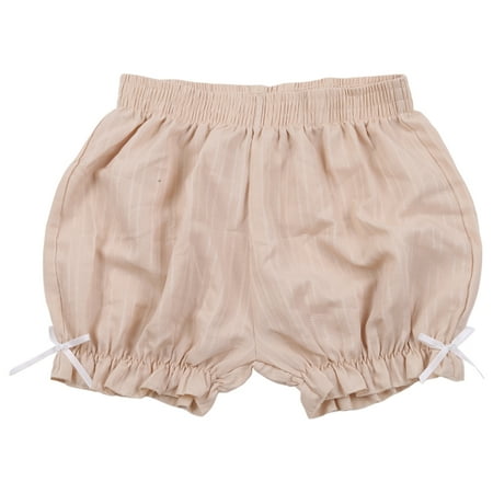 POPLIS Women Casual Elastic Waist Bloomers   Thin Lounge Shorts  Anti-Peeping Under Skirt Shorts