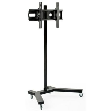 Monitor Stand with Locking Wheels, Rolling TV Cart for 32