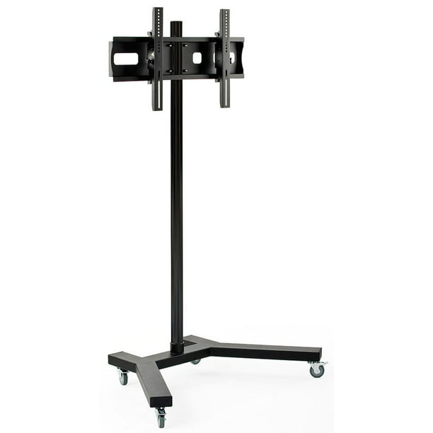Monitor Stand with Locking Wheels, Rolling TV Cart for 32 ...