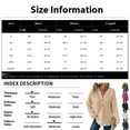thumbnail image 3 of Clothing 2025 Sweatshirts for Women 2025 Sweatshirts Hoodies Knit Drawstring Hoodie Casual Button V Neck Tops Pullover Sweatshirt Womens Plus Size Sweatshirts Red S, 3 of 6