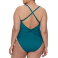 thumbnail image 2 of Bleu Rod Beattie Womens Plus Size Twist & Shout Plunge One-Piece Style-RBTT20717X, 2 of 2