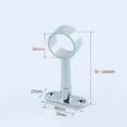thumbnail image 5 of 2 Pcs Support Central de Tringle de Garde-Robe SOTECH pour Tubes Ronds de Garde-Robe 25 mm Support de Tringle de Garde-Robe, 5 of 5