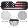 thumbnail image 4 of Yuyamidu America Flag Windshield Sun Shade for Jeep Wrangler JK JKU JL JLU,Window Sun Visor for UV Rays & Heat Protection, 4 of 6