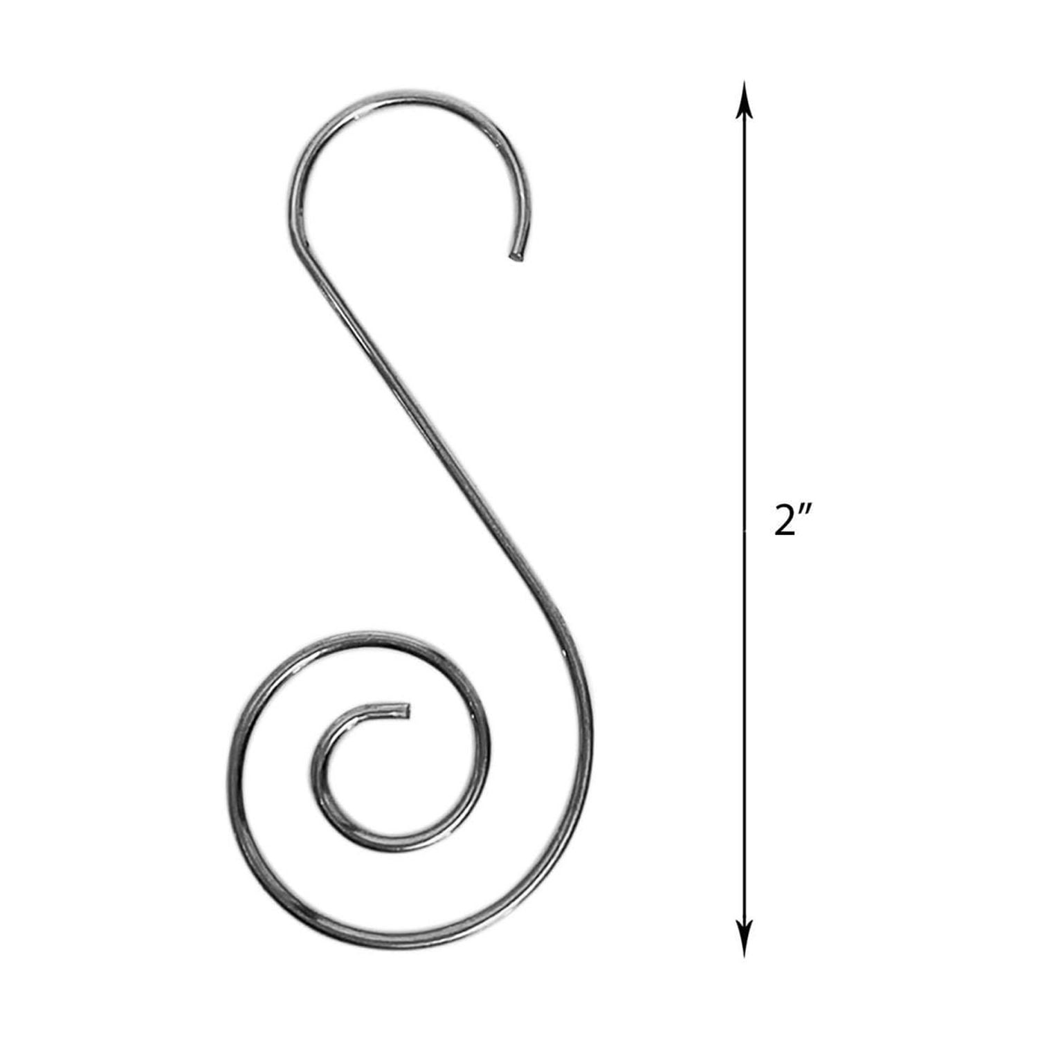 HOLIDAY TIME 20CT BASIC SILVER HOOK ORNAMENT