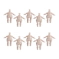 thumbnail image 3 of 10 Piezas Muñeca Cuerpo Desnudo 2 Pulgadas 5 Articulaciones Movibles Sin Cabeza Color, 3 of 9