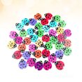thumbnail image 4 of 100 botones de madera con forma de mariquita de dibujos animados, 2 agujeros, para coser, manualidades, álbumes de recortes (imagen 1), 4 of 7