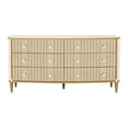 thumbnail image 2 of Scotts Square 6-Drawer Mirrored Dresser - Light Champagne, 2 of 9