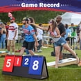 thumbnail image 5 of Cornhole  Set, Regulation 4x2 Ft Cornhole Boards with 8 Bean Bags and Carrying Case, Outdoor Toss Game Cornhole Boards Set, 5 of 7