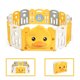 thumbnail image 1 of Parque Plegable para Niños Costway 14 Piezas Diseño de Pato Amarillo y Blanco 160 x 169 x 67,5 cm, 1 of 10