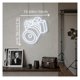 thumbnail image 2 of Letrero De Neón LED Con Forma Cámara Para Pared, Ideal Para Estudio Fotográfico, Decoración Creativa, Dormitorio, Sala Juegos, 19.6918.23in/5046.3cm, 2 of 6