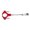 Red, variant on RC Car Hook Linker Trailer Fixtures Aluminum Alloy Camping Trailer Connecting Hook with Widened Structure for CROSSRC TL4 MJX H8H RC Crawler Cars